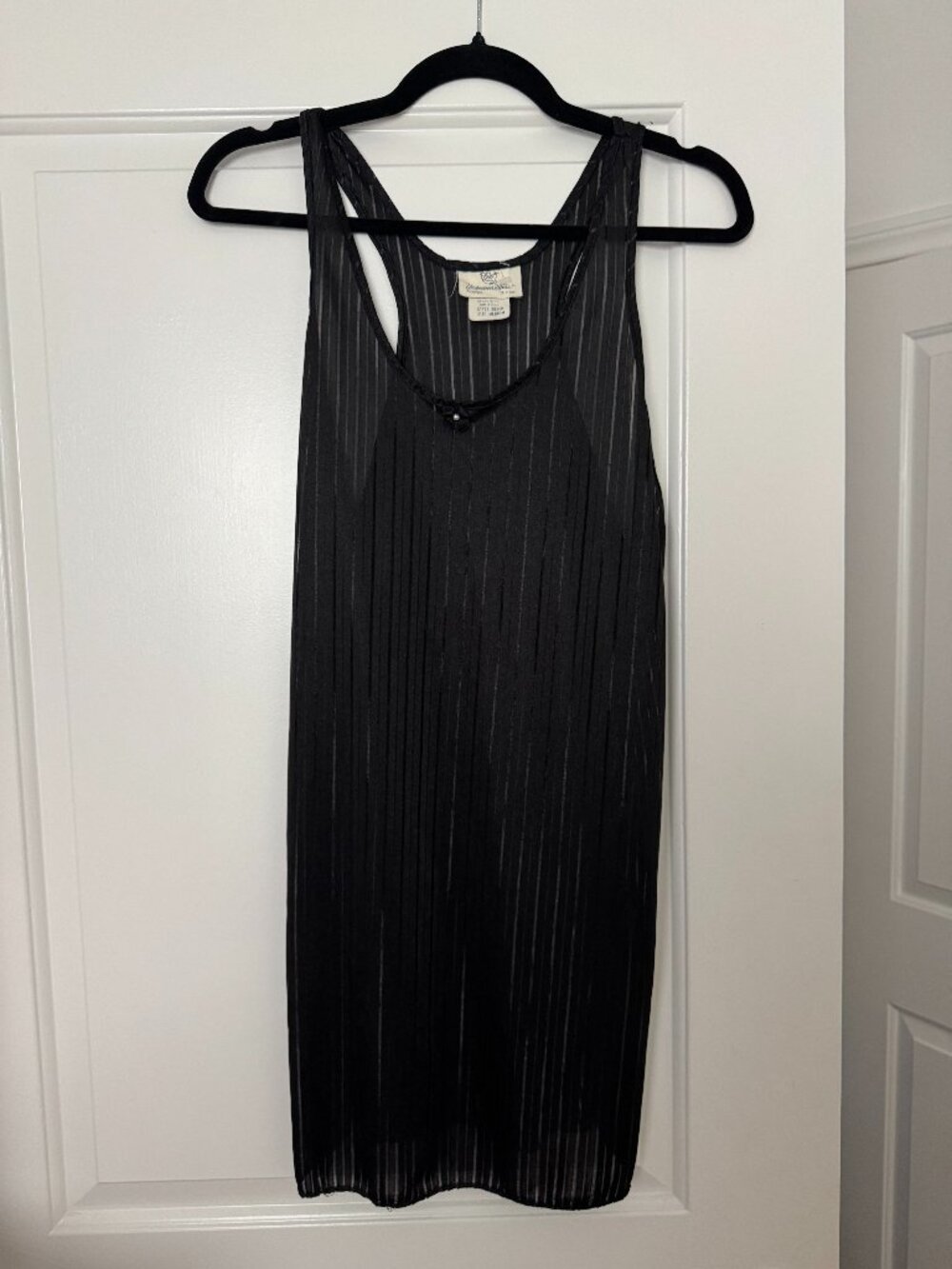 Vintage Sheer Racerback Slip Dress